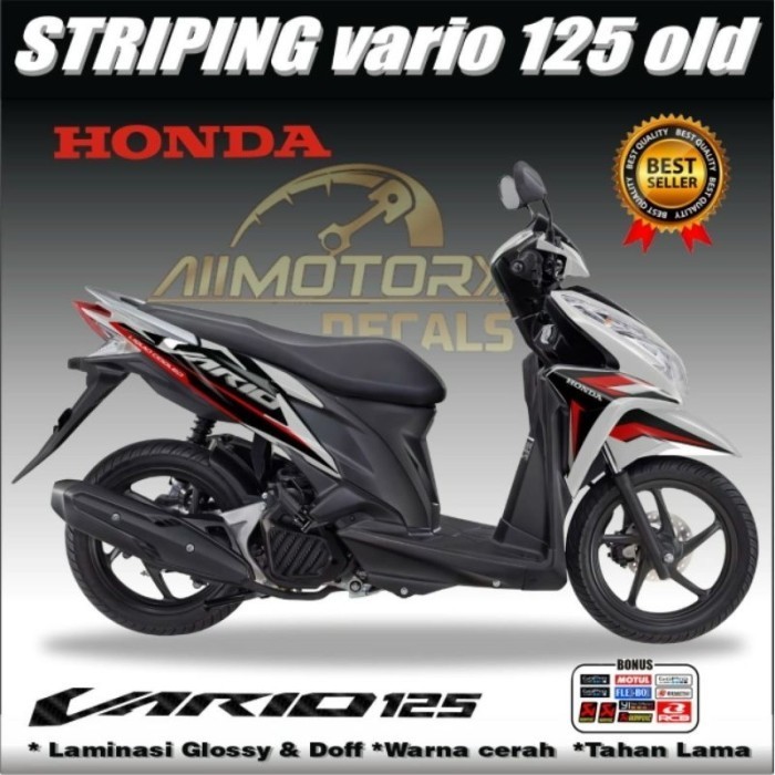 Restock Striping Honda Vario 125 Old - Stiker Motor Vario 125 Ori Grafis High Quality