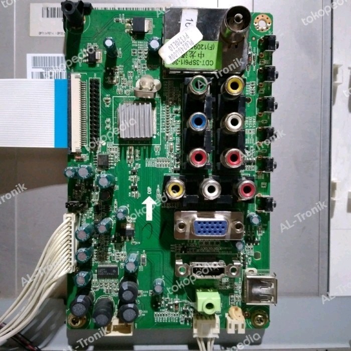 MAINBOARD TV LED POLYTRON 24 INCH TYPE PLD 24D600 MODUL MB PLD24D600