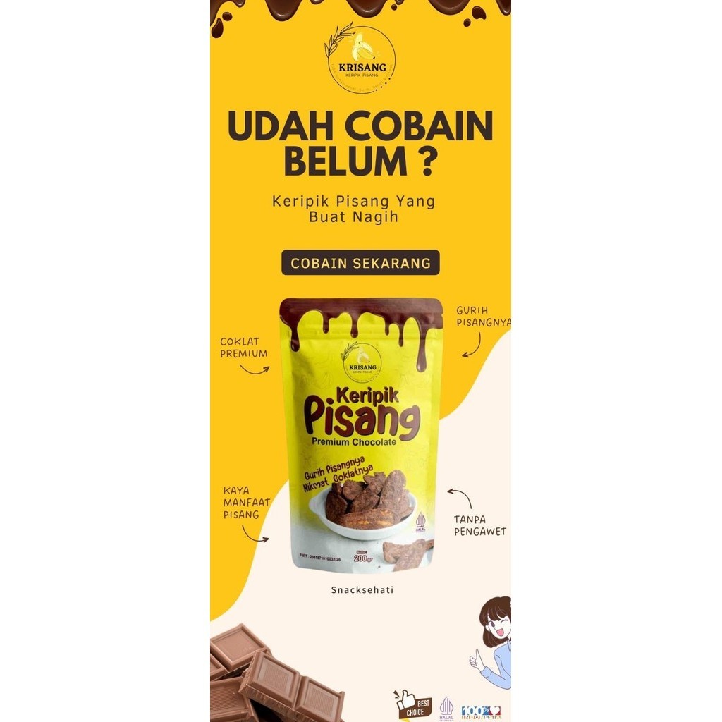 

NEW PRODUK 2 KRISANG KERIPIK PISANG LAMPUNG DENGAN COKLAT PREMIUM !!!!!