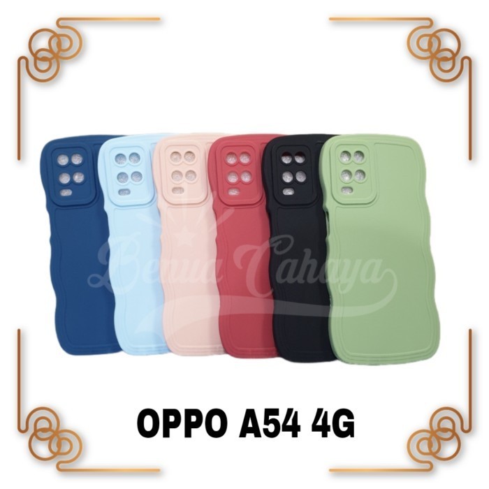 PRM CASE OPPO A54 / A55 4G CASE SILIKON GELOMBANG SAMPING
