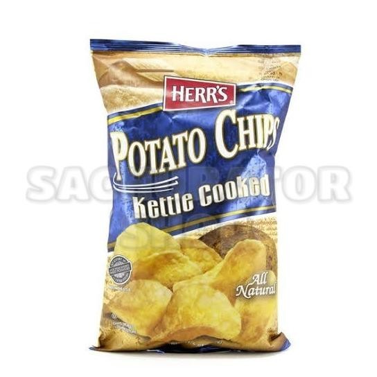 

NEW PRODUK KERIPIK KENTANG HERS HER'S HERRS HERR'S POTATO CHIPS KETTLE COOKED !!!!!