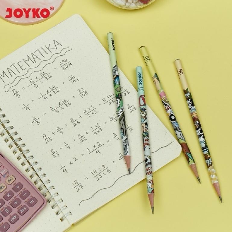 

Terlaris Pensil Pencil Joyko P-8128 2B Time To Explorer 1 Box 12 Pcs Terlaris