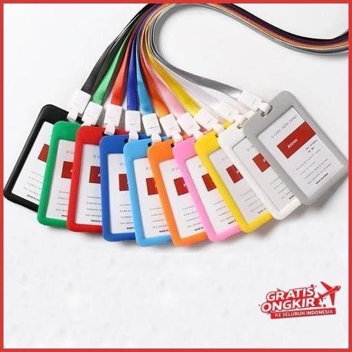 

Tarbaru Fs Name Tag Id Card Holder / Panitia / Gantungan Kartu Nama/ Tali Id Card Nama Promo Hemat