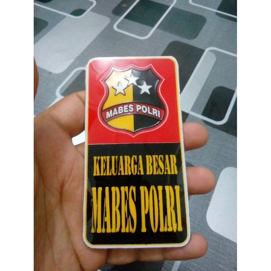 Giov Stiker Sticker Keluarga Besar Mabes Polri