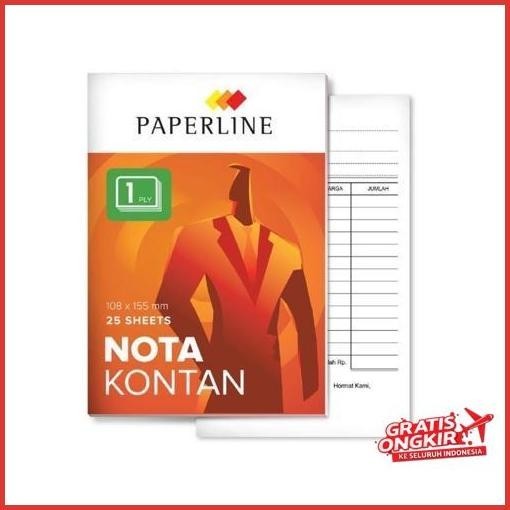 

Baru (Pcs) Nota Kontan Paperline Kecil Ncr 1 Ply 50 Lembar Promo Hemat