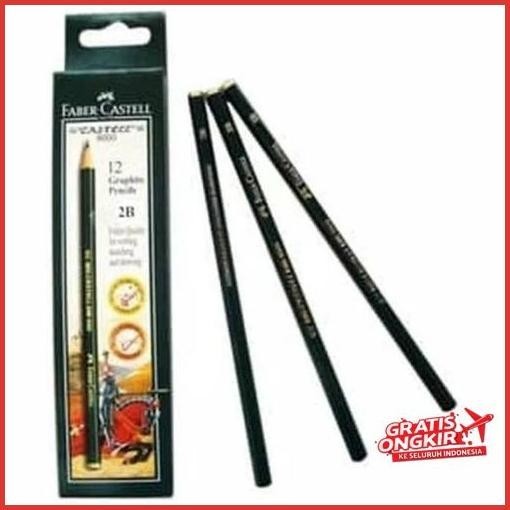 

Extra (1Pcs) Pencil Ujian 2B Faber Castell Jaminan Original