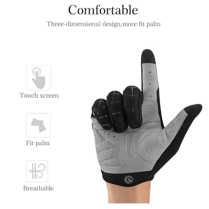 Sarung Tangan Sepeda Rockbros Sepeda Lipat Mtb Road Bike Full Finger