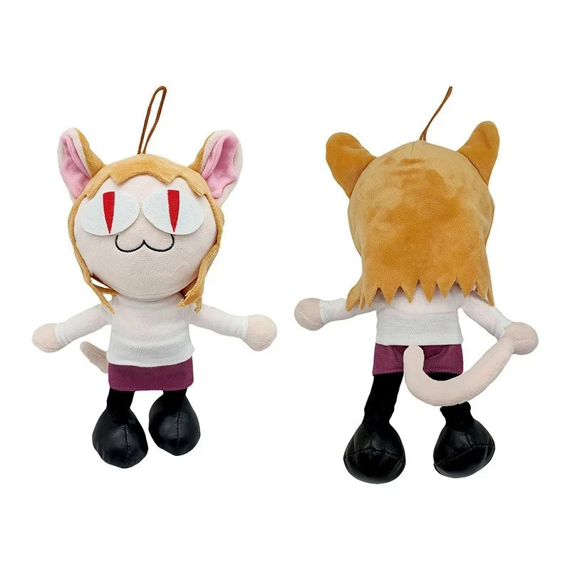 Game Baru FNF Neco Arc Mainan Mewah Kartun Boneka Lembut Boneka Natal Ulang Tahun untuk Hadiah Anak-