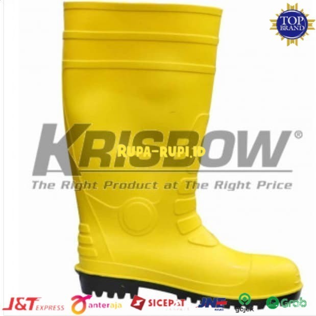 SEPATU SAFETY BOOTS KUNING KRISBOW