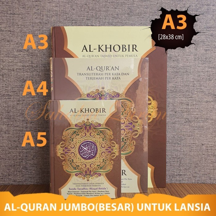 Al Quran Tajwid Jumbo Al Kho A3 Terjemah Dan Translit Latin Perkata