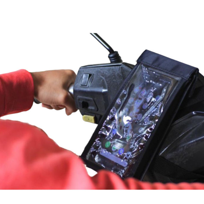 Phone Holder Motor Waterproof Anti Air Tempat Hp Muat Sampai Hp 7 Inch