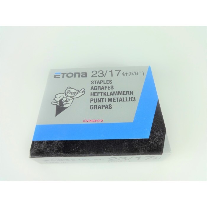 

Promo Isi Stapler/Staples Etona No.23/17, Isi Stapler 5/8 Inch Best Seller