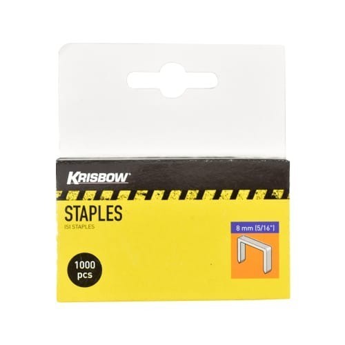 

New Krisbow Staples 8Mm 1000Pcs Isi Ulang Stapler Hemat