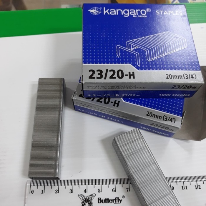 Restock Isi Stapler Staples Heavy Duty Jilid 23/20 1220 Kangaroo Diskon