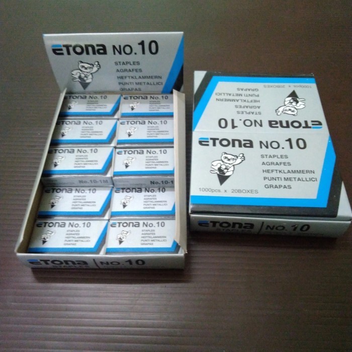 

New Isi Staples Merk Etona No.10 Bebas Ongkir