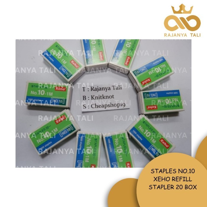

Asli Staples No.10 Xeho Refill Stapler 20 Box Harga Spesial