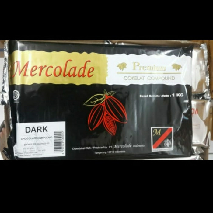 

Ready Marcolade Premium Dark Coklat Compound / coklat batang 1 kg