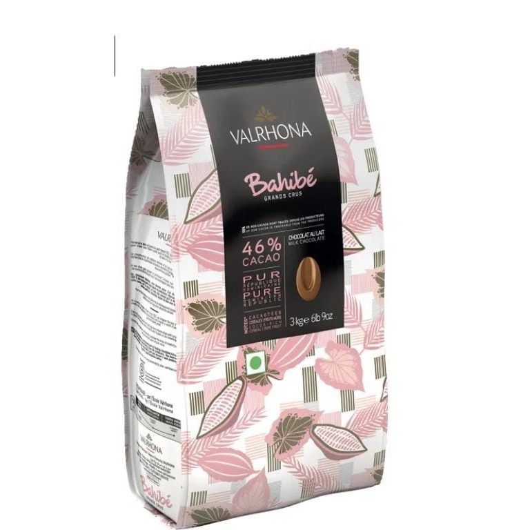 

Ready Valrhona Bahibe 46% Chocolate Couverture coklat coin 250gram