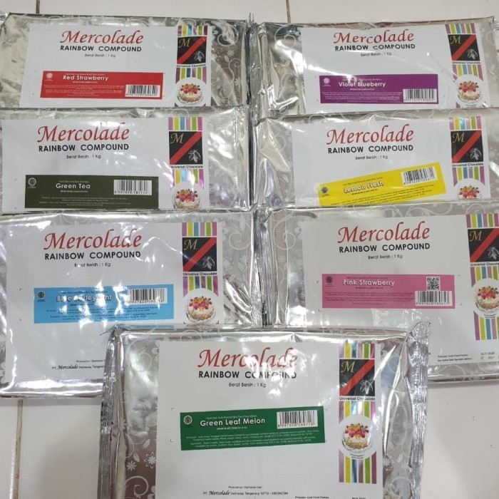 

Ready COKLAT WARNA MERCOLADE 1KG 1 LEMBAR (VARIAN RASA)