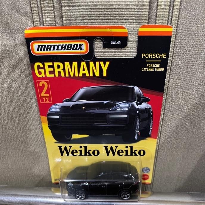 matchbox germany porsche cayenne turbo