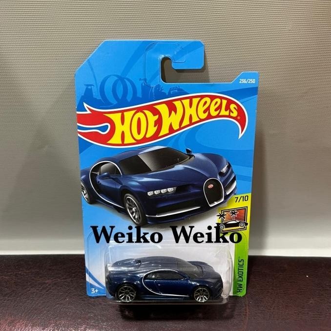 hotwheels bugatti chiron biru