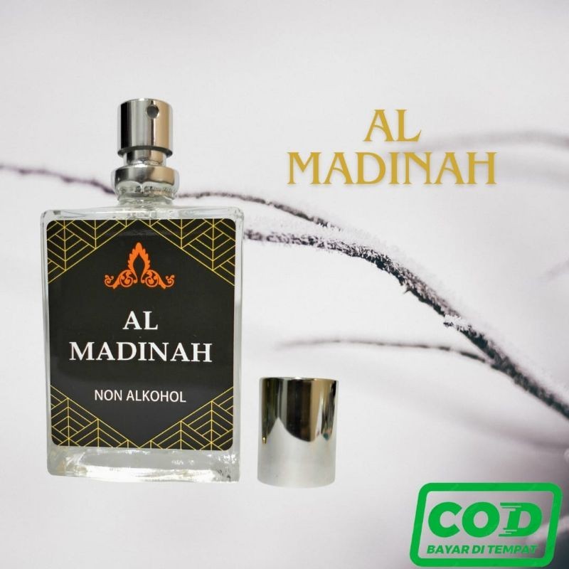 Minyak Wangi Al Madinah Parfum Al Madinah Haromain Arab Saudi Bibit Murni Non Alkohol 35 ml Musk Mad