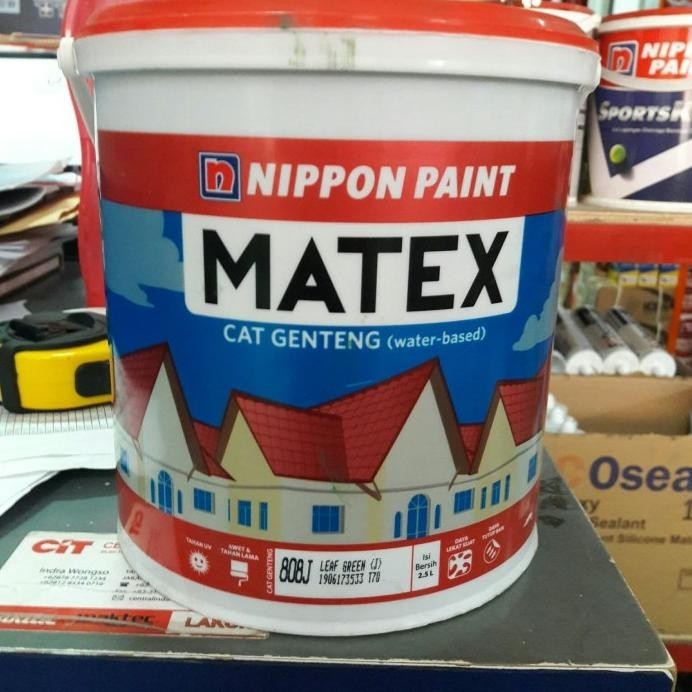 Cat Matex Genteng 808 Leaf Green