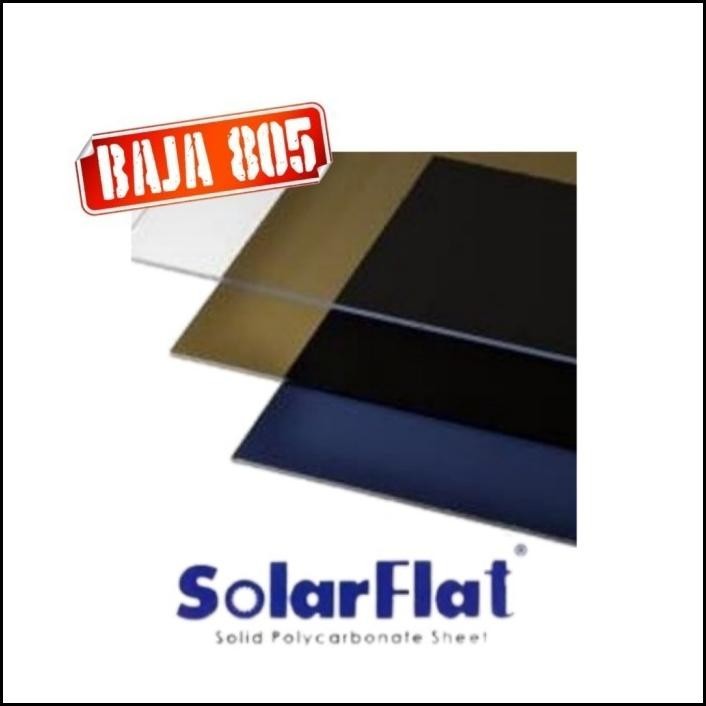 Atap Solarflat 1,2 Mm Grey / Biru