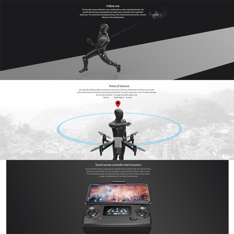 MJX Bugs 16 Pro B16 Pro EIS 5G WIFI FPV Dengan 3-axis Gimbal GPS DRONE