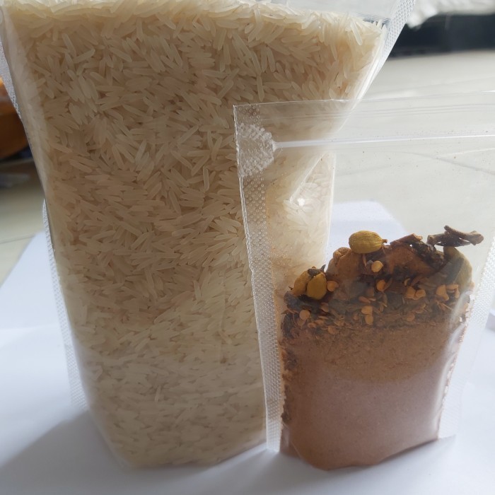 

Ready PROMO 1 KG BERAS SMA BUMBU . BRYANI . MANDI . KABULI .KABSAH. BUKHARI