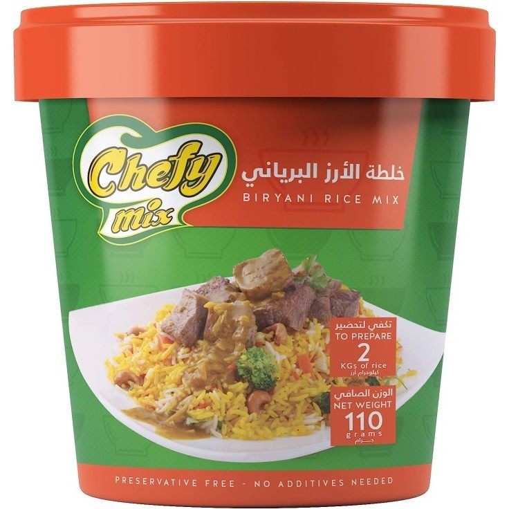 

Ready Bumbu Nasi Biryani/Briyani Impor Asli Mesir Kemasan Box 110 gr