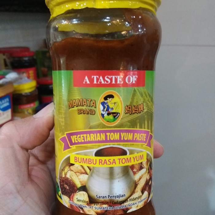 

Ready mamata brand bumbu rasa tom yum vegetarian tom yum paste