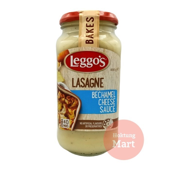 

Ready Leggos Lasagne Bechamel Cheese/Bumbu Lasagna Cheese 490gr