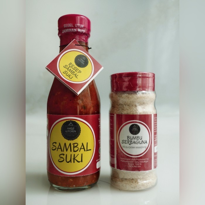 

Ready Paket bumbu steamboat Haris Kitchen (Sambal Suki & Bumbu Kaldu)