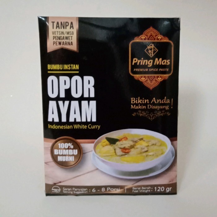 

Ready PRING MAS BUMBU INSTAN OPOR AYAM 120 GR
