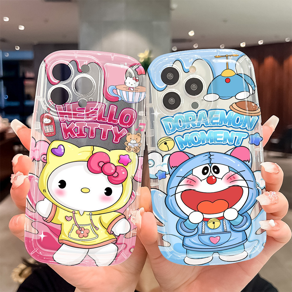 Premium Case Vivo Casing Vivo Softcase Vivo S1 Y02 Y11 Y15 Y16 Y17 Y19 Y20 Y21 Y22 Y50 Y67 Y71 Motif Kitty Doraemon Moment
