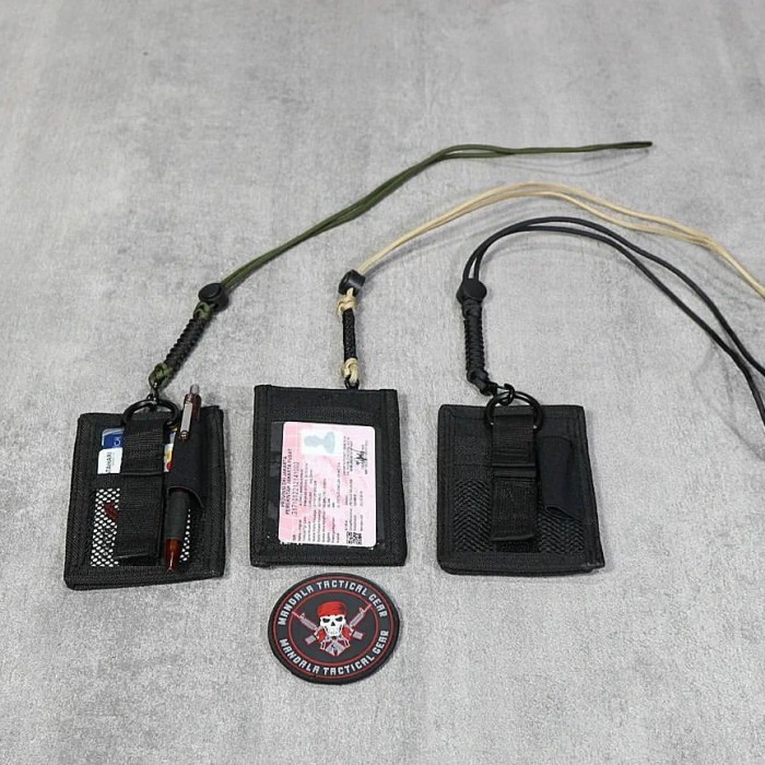 

Tactical Id Card Lanyard Paracord