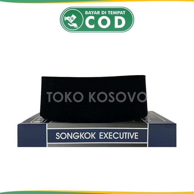 Peci Songkok Kopiah RAHMAT AC Hitam Polos