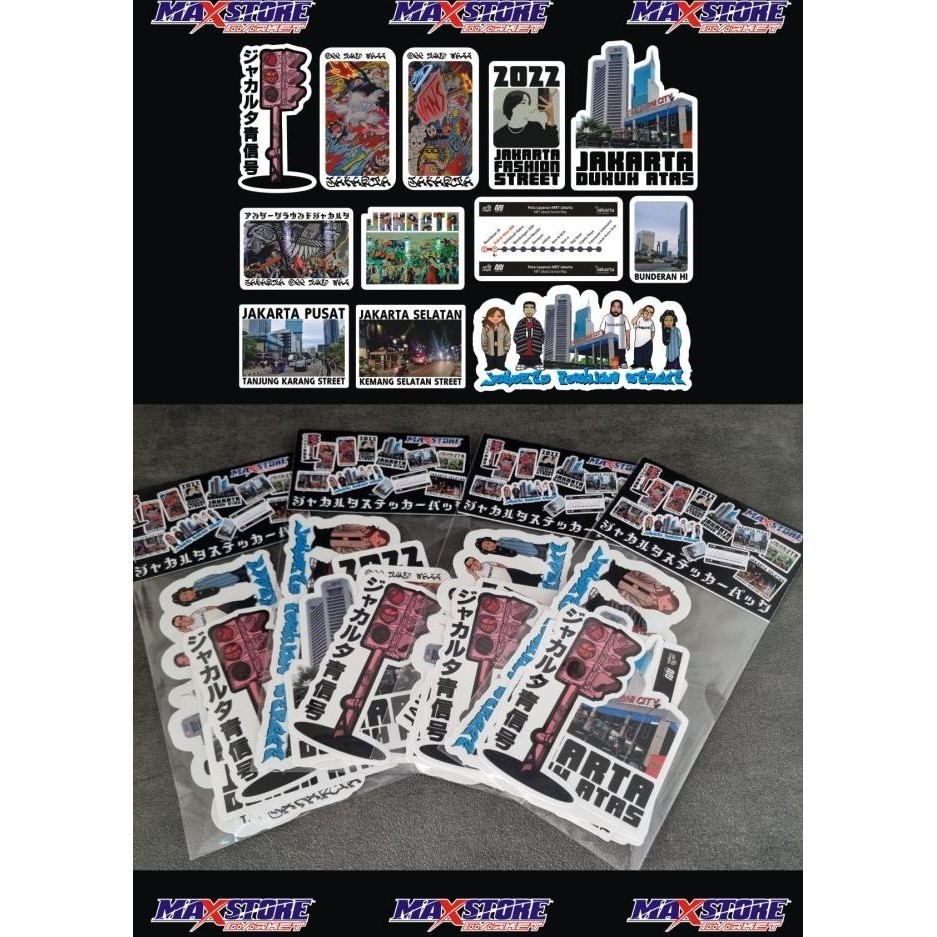 

sticker koper jakarta / jakarta sticker / travel sticker