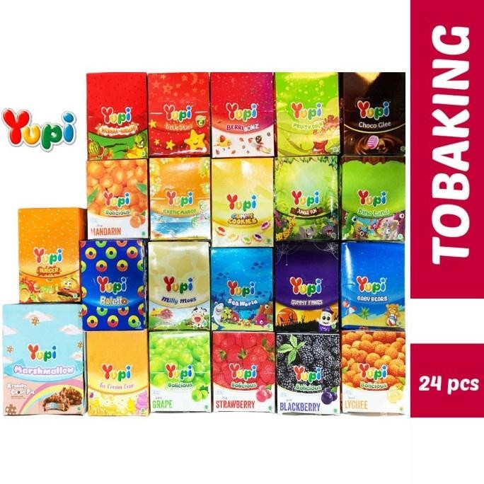 

Yupi Permen Jelly Box Isi 24 Burger Bolicious Marshmallow Dino Bear