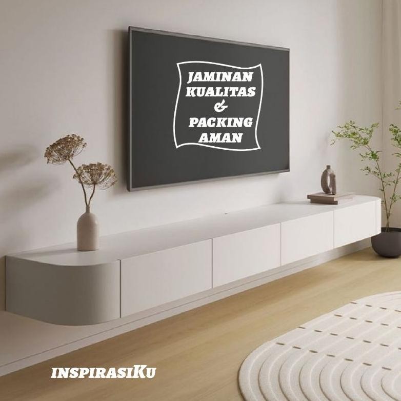 meja tv kabinet gantung minimalis TV3