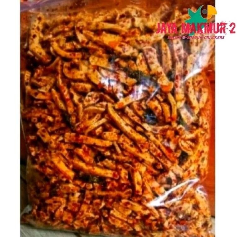 

1Kg Basreng Stik Viral Pedas Daun Jeruk