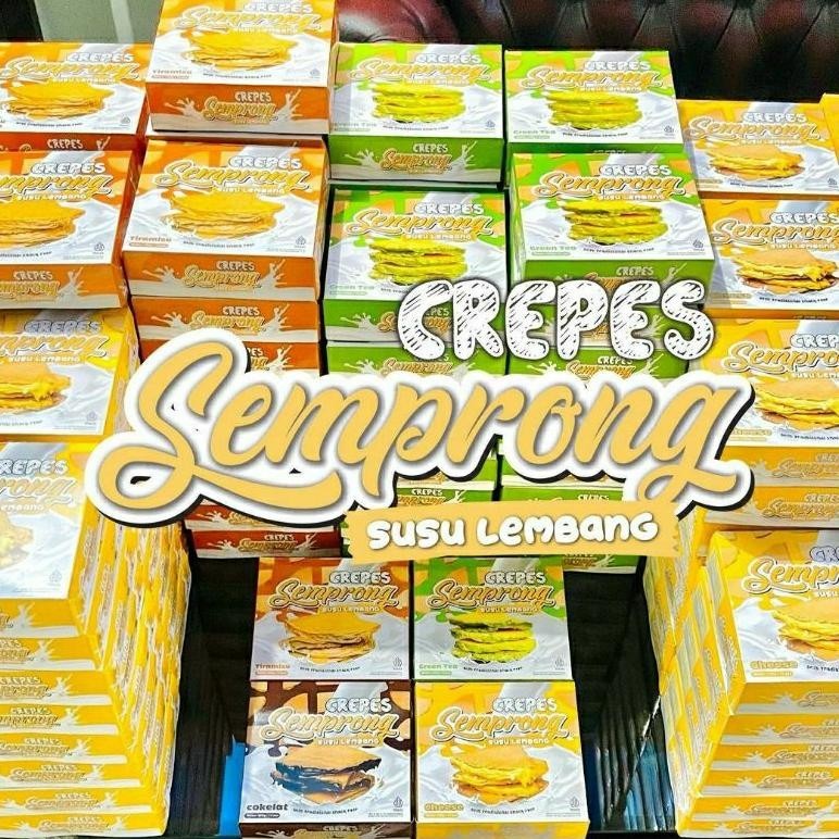 

Semprong Susu Lembang | Isi 12 | 165 Gram | Crepes Bandung
