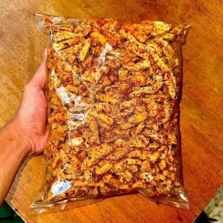 

Basreng Pedas Daun Jeruk 1 Kg Basreng Pedas
