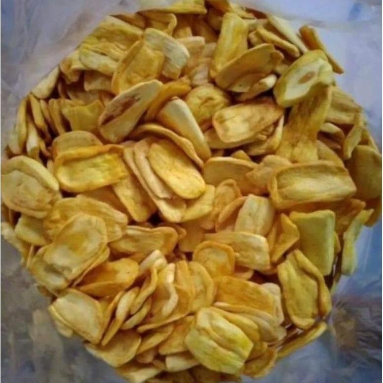 

Keripik Nangka Premium Grade B Cemilan Keluarga 250 Gr