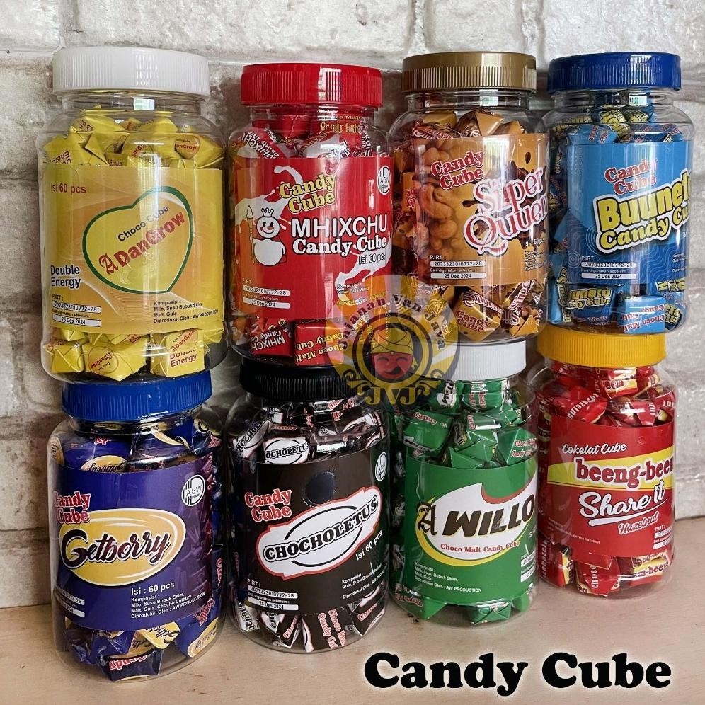 

Permen Cube Viral - Candy Cube Milo Willo Getberry Isi 60 Pcs