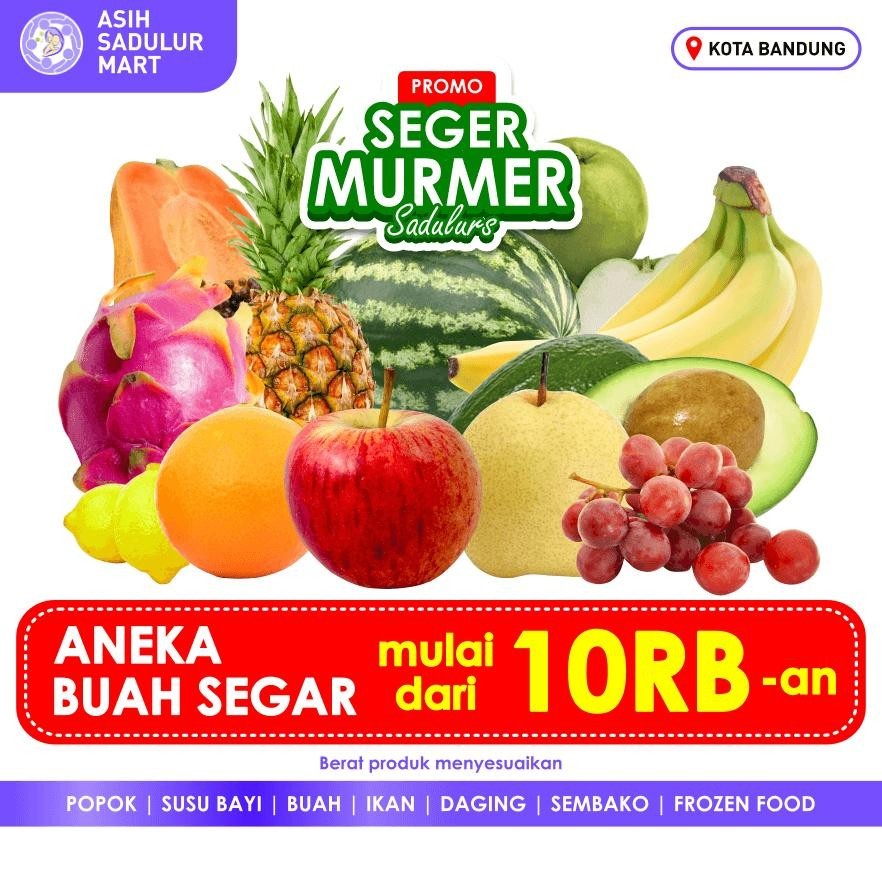 

Buah Segar 10Rb Promo Aneka Buah Bandung | Asih Sadulur Mart