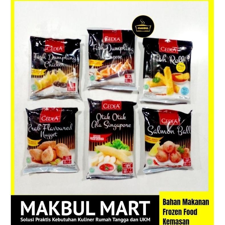 

Cedea Dumpling Cheese / Keju / Chicken/ Ayam / Fish Roll / Bola Salmon 200Gr