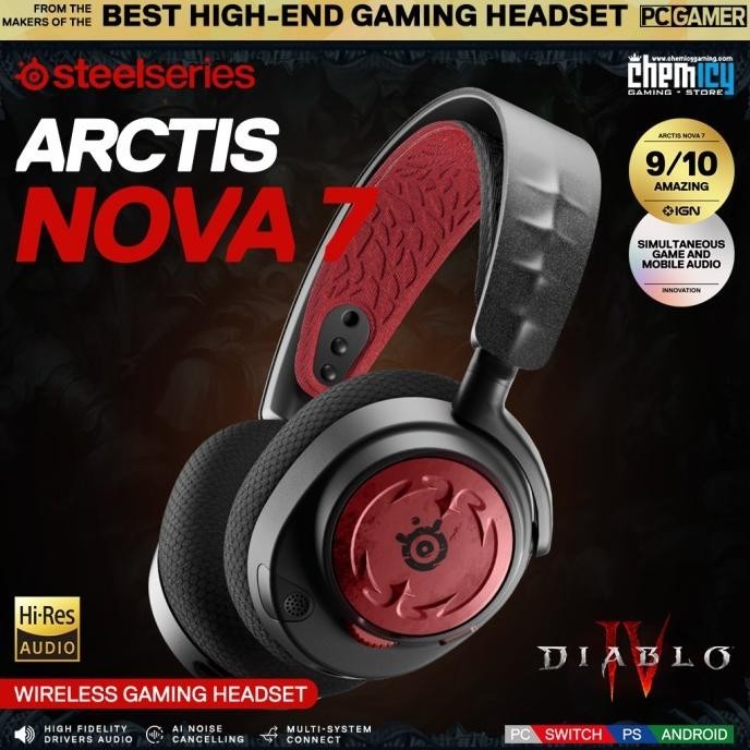 Steelseries Arctis Nova 7 Diablo IV Edition Wireless Gaming Headset