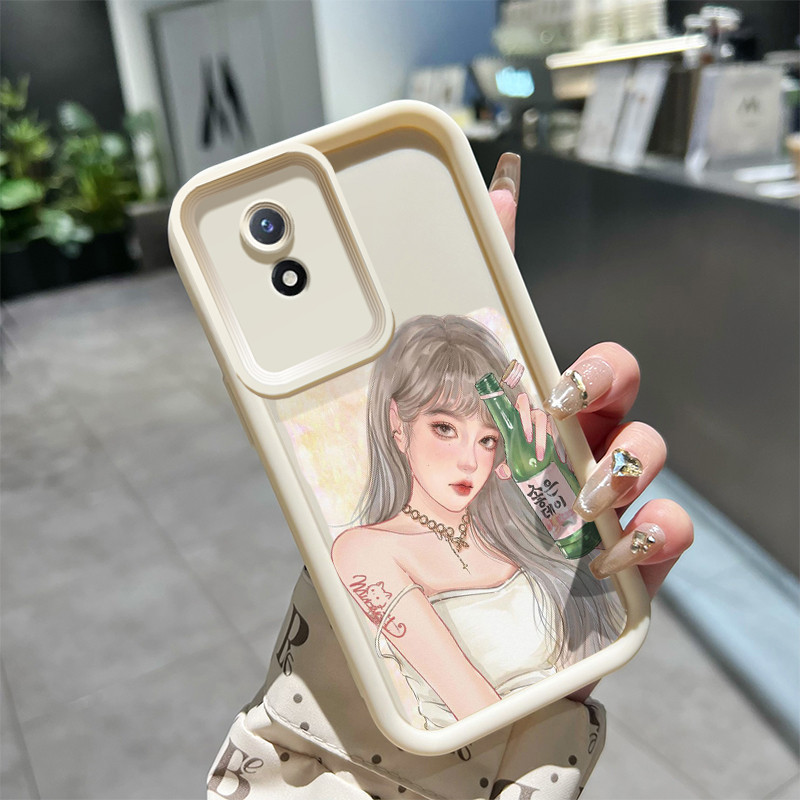 Casing Hp VIVO Y02 VIVO Y02A VIVO Y02T Case HP pelindung silikon Kesing lunak baru casing ponsel pol